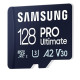 Samsung PRO Ultimate A2 MicroSDXC 128GB UHS-I V30 U3 R200/W130MB/s memory card + USB card reader