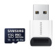 Samsung PRO Ultimate A2 MicroSDXC 128GB UHS-I V30 U3 R200/W130MB/s memory card + USB card reader