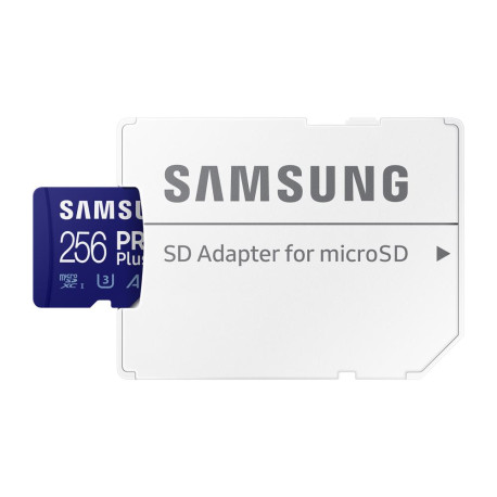 Карта памяти Samsung PRO Plus A2 MicroSDXC 256GB UHS-I V30 U3 R180/W130MB/s + SD адаптер