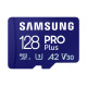 Samsung PRO Plus A2 MicroSDXC 128GB UHS-I V30 U3 R180/W130MB/s + SD adapter