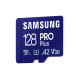 Карта памяти Samsung PRO Plus A2 MicroSDXC 128GB UHS-I V30 U3 R180/W130MB/s + SD адаптер