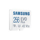 Samsung EVO PLUS A2 MicroSDXC 256GB UHS-I V30 U3 R160MB/s memory card + SD adapter