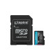 Карта пам’яті Kingston Canvas Go! Plus A2 MicroSDXC 128GB UHS-I V30 U3 R170MB/s + SD