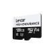 Карта пам’яті Lexar High-Endurance MicroSDXC 128GB UHS-I V30 U3 R100MB/s