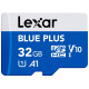 Memory card Lexar BLUE PLUS A1 MicroSDXC 32GB UHS-I V10 U1 R100MB/s + SD