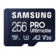Карта памяти Samsung PRO Ultimate A2 MicroSDXC 256GB UHS-I V30 U3 R200/W130MB/s + SD адаптер