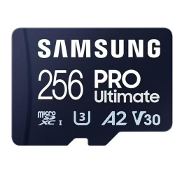 Samsung PRO Ultimate A2 MicroSDXC 256GB UHS-I V30 U3 R200/W130MB/s + SD adapter