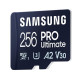 Samsung PRO Ultimate A2 MicroSDXC 256GB UHS-I V30 U3 R200/W130MB/s + SD adapter