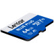 Карта пам’яті Lexar BLUE PLUS A1 MicroSDXC 64GB UHS-I V10 U1 R100MB/s + SD