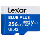 Карта пам’яті Lexar BLUE PLUS A2 MicroSDXC 256GB UHS-I V30 U3 R170MB/s + SD