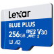 Карта пам’яті Lexar BLUE PLUS A2 MicroSDXC 256GB UHS-I V30 U3 R170MB/s + SD