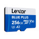 Карта пам’яті Lexar BLUE PLUS A2 MicroSDXC 256GB UHS-I V30 U3 R170MB/s + SD