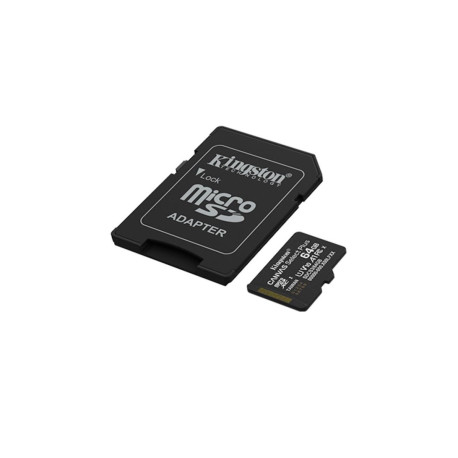 Kingston Canvas Select Plus Gen3 A1 MicroSDXC 128GB UHS-I V10 U1 R100MB/s Memory Card + SD