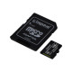 Kingston Canvas Select Plus A1 MicroSDXC 128GB UHS-I V10 U1 R100MB/s + SD Memory Card