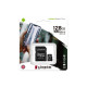 Карта памяти Kingston Canvas Select Plus A1 MicroSDXC 128GB UHS-I V10 U1 R100MB/s + SD