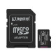 Memory card Kingston Canvas Select Plus Gen3 A1 MicroSDXC 64GB UHS-I V10 U1 R100MB/s + SD