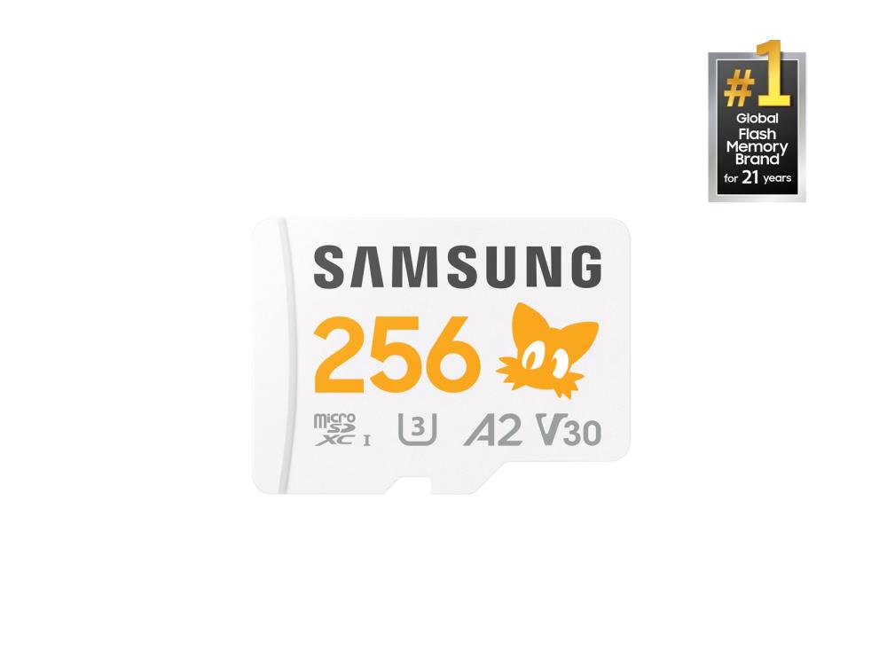 Карта памяти Samsung PRO PLUS Sonic the Hedgehog A2 MicroSDXC 256GB UHS-I V30 U3 R180/W130MB/s + SD адаптер