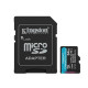 Kingston Canvas Go! Plus A2 MicroSDXC 512GB UHS-I V30 U3 R200MB/s Memory Card + SD