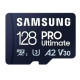 Samsung PRO Ultimate A2 MicroSDXC 128GB UHS-I V30 U3 R200/W130MB/s + SD adapter
