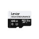 Карта пам’яті Lexar High-Endurance MicroSDXC 64GB UHS-I V30 U3 R100MB/s