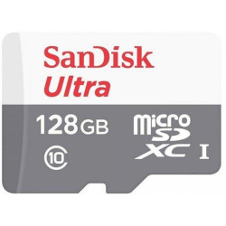 SanDisk Ultra MicroSDXC UHS-I Class 10 128GB Memory Card