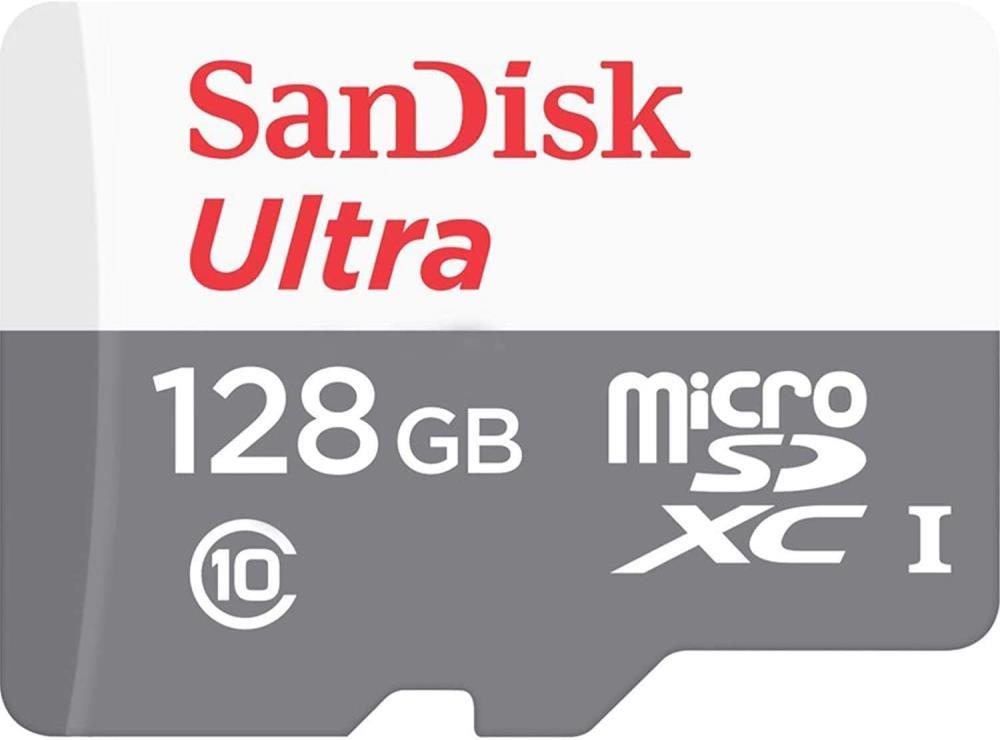 Карта памяти SanDisk Ultra A1 MicroSDXC 128GB UHS-I R100MB/s (SDSQUNR-128G-GN3MN)