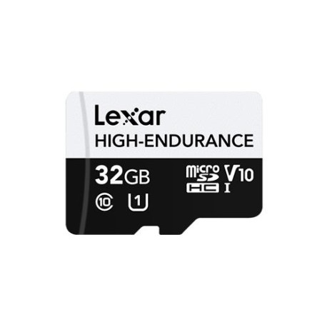 Lexar High-Endurance MicroSDXC 32GB UHS-I V30 U3 R100MB/s Memory Card