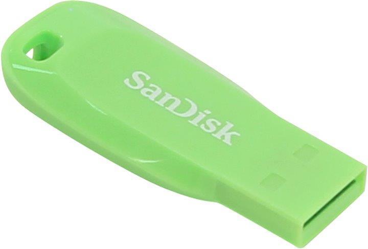Флеш-память USB-A SanDisk Cruzer Blade 32GB USB 2.0 (Green Electric)