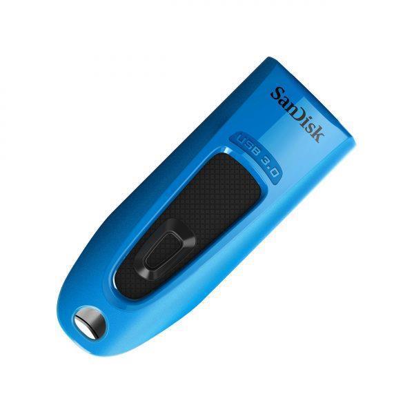 USB-A SanDisk Ultra 32GB USB 3.0 Flash Drive (Blue)