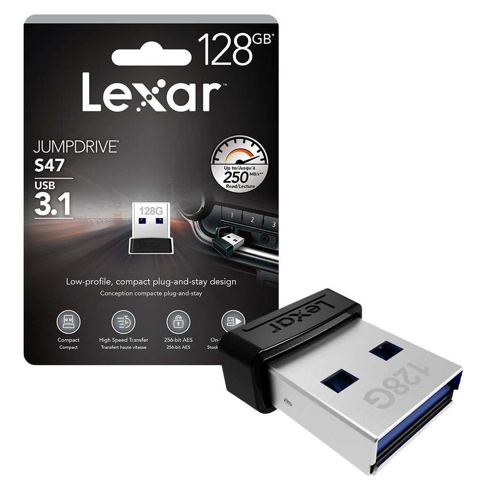 USB-A Lexar JumpDrive S47 128GB USB 3.1 Flash Drive