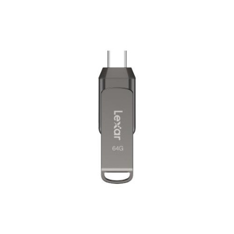 Флеш-память USB-A/USB-C Lexar JumpDrive Dual Drive D400 64GB USB 3.1