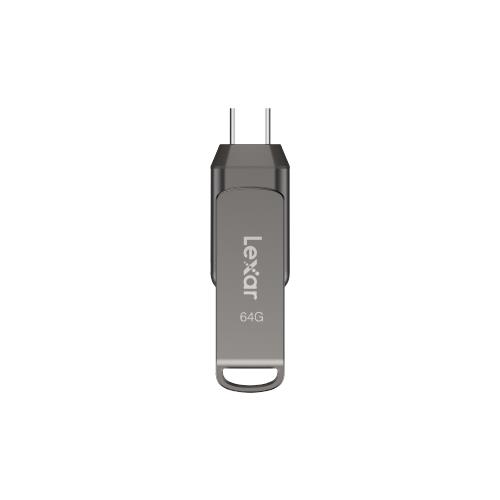 Flash memory USB-A/USB-C Lexar JumpDrive Dual Drive D400 64GB USB 3.1