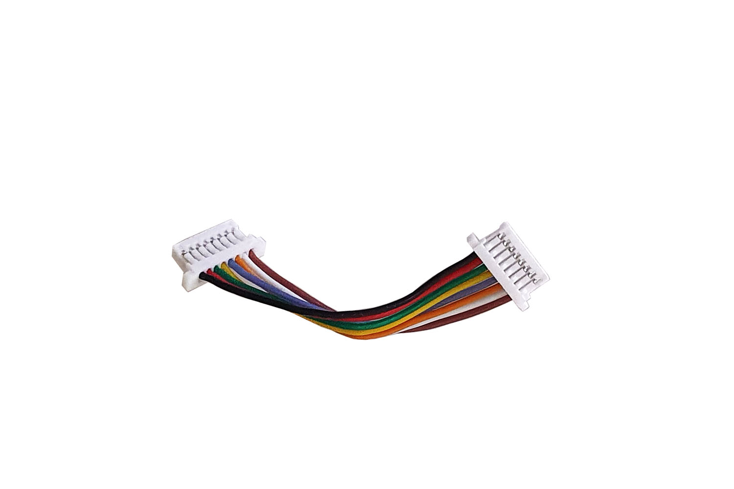 50 pcs - Silicone Cable Micro JST-SH F 8 pin - Micro JST-SH F 8 pin (30 mm)