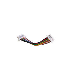 Silicone cable Micro JST-SH F 8 pin - Micro JST-SH F 8 pin (30 mm)