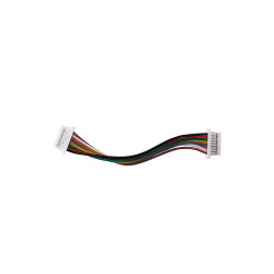 Silicone cable Micro JST-SH F 8 pin - Micro JST-SH F 8 pin (50 mm)