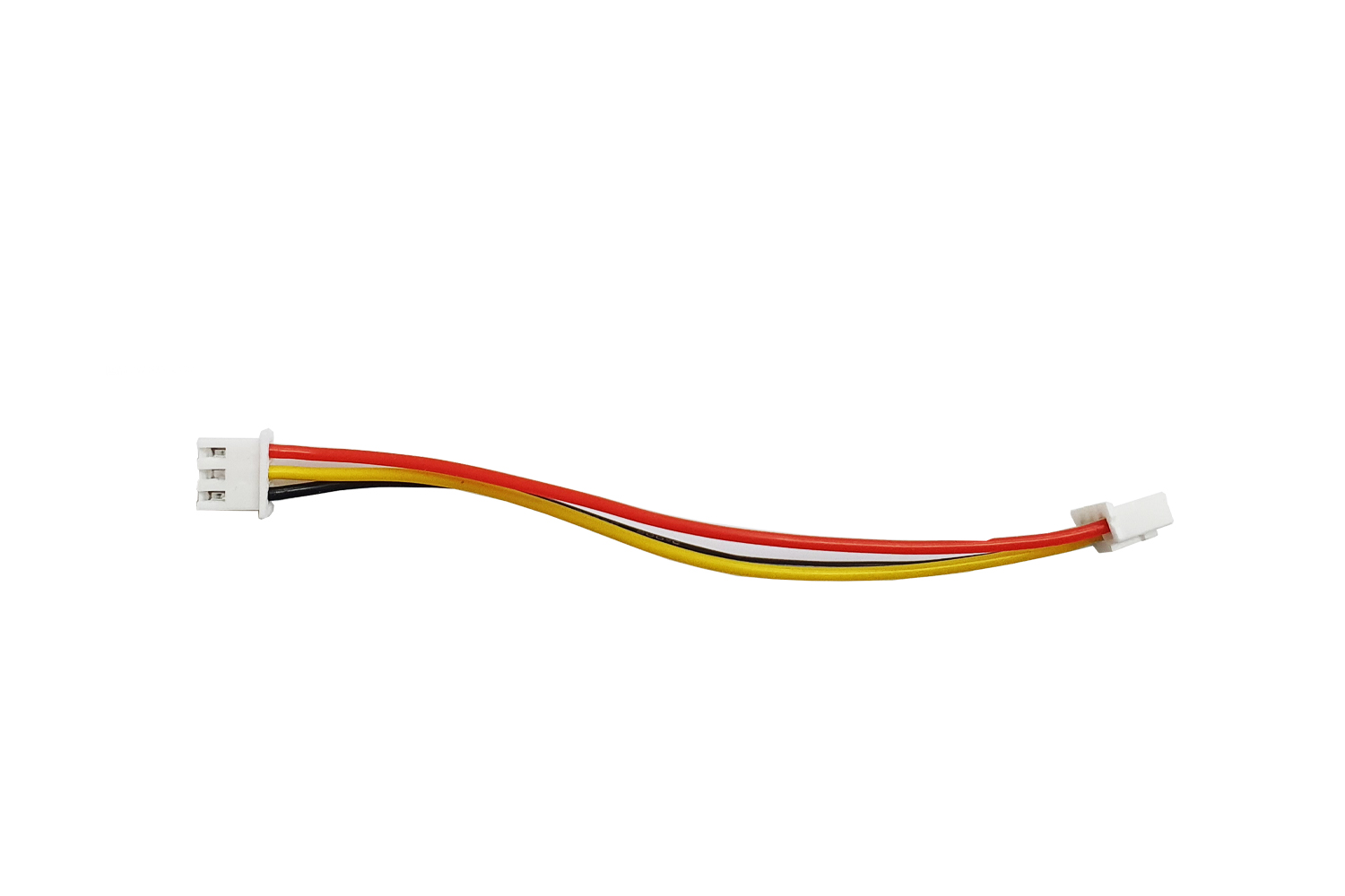 50 шт - Кабель силиконовый Micro JST XH2.54 F 3pin - Micro JST XH2.54 F 3pin 26AWG развернутый (100 мм)