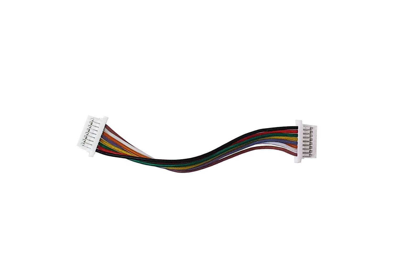50 pcs - Silicone Cable Micro JST-SH F 8 pin - Micro JST-SH F 8 pin (50 mm)