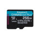 Kingston Canvas Go! Plus A2 MicroSDXC 256GB UHS-I V30 U3 R170MB/s + SD Memory Card
