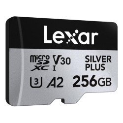 Карта пам’яті Lexar SILVER PLUS A2 MicroSDXC 256GB UHS-I V30 U3 R205/W150MB/s
