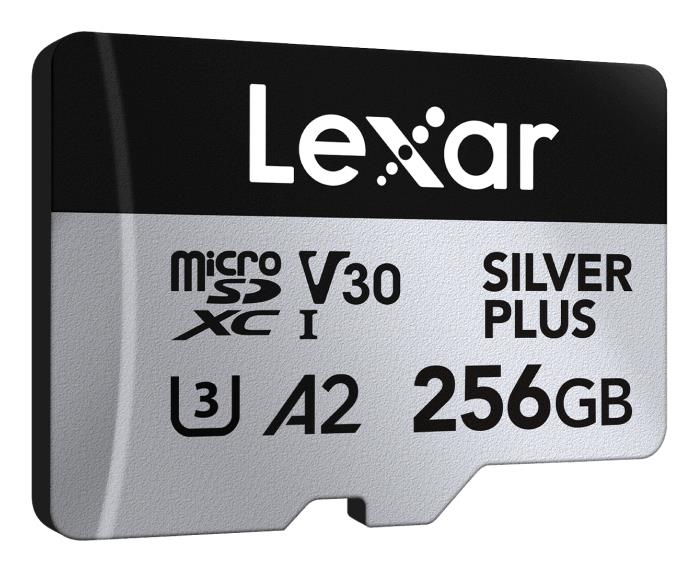 Карта пам’яті Lexar SILVER PLUS A2 MicroSDXC 256GB UHS-I V30 U3 R205/W150MB/s