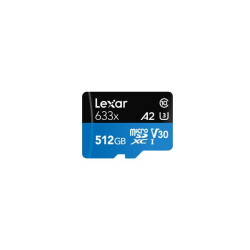 Карта пам’яті Lexar 633x A2 MicroSDXC 512GB UHS-I V30 U3 R100/W60MB/s