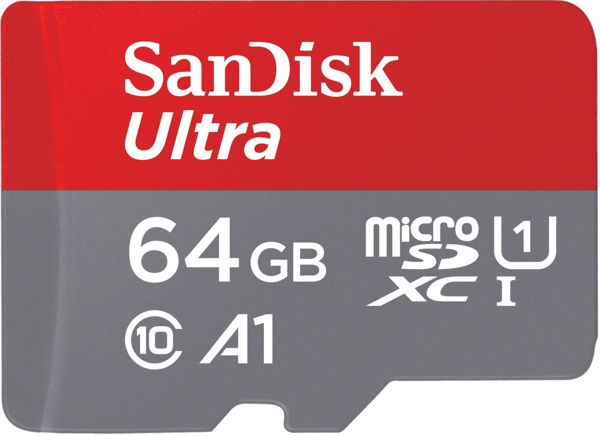 SanDisk Ultra A1 MicroSDXC 64TB UHS-I U1 R140MB/s Memory Card