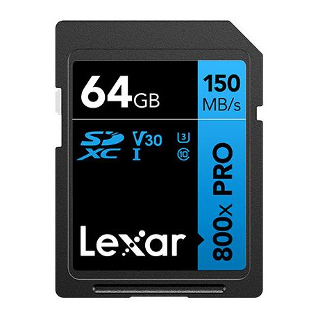 Memory card Lexar SDXC 64GB UHS-I V30 U3 R150/W45MB/s