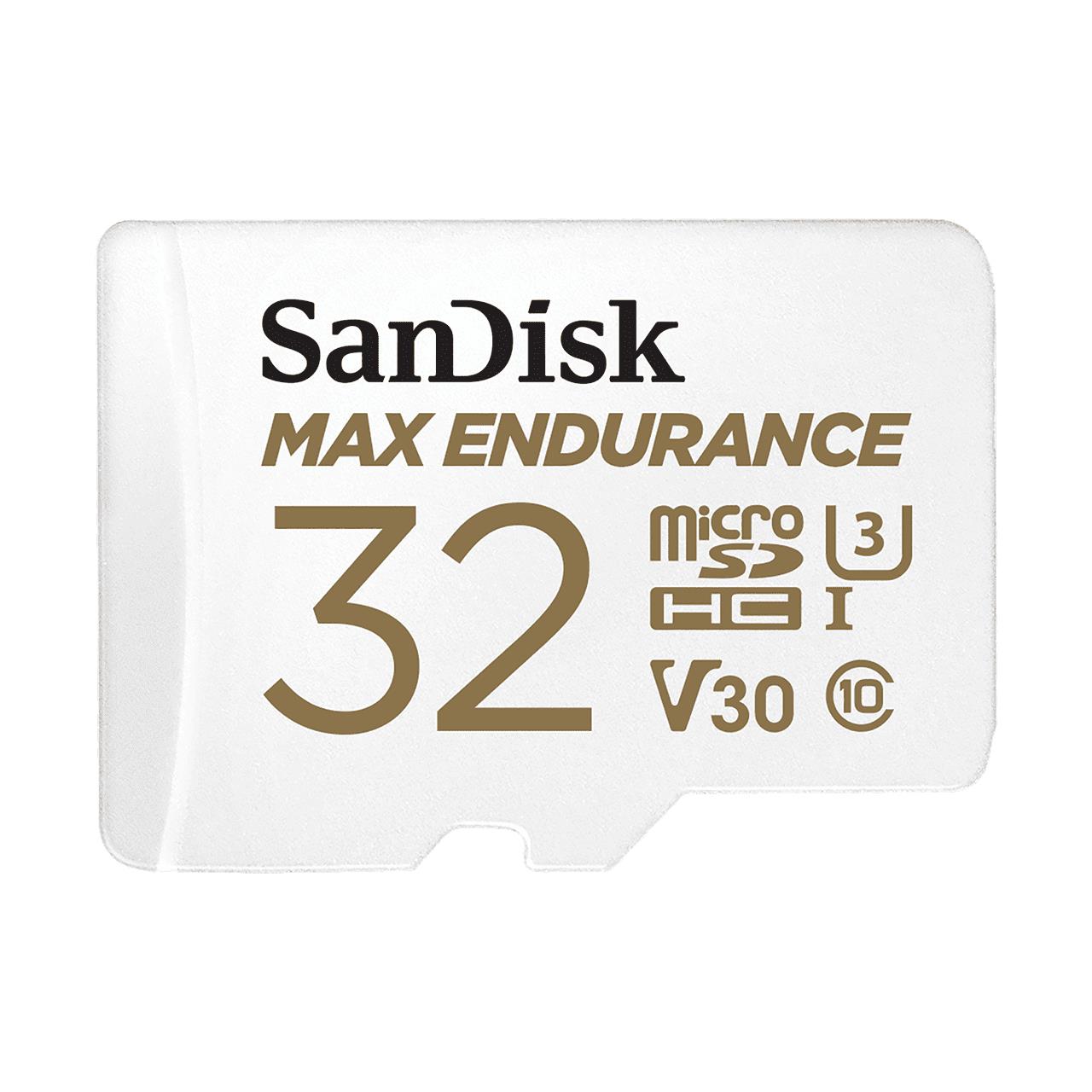 Карта памяти SanDisk Max Endurance MicroSDHC 32GB V30 U3 R100/W40MB/s