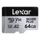 Memory card Lexar SILVER PLUS A2 MicroSDXC 64GB UHS-I V30 U3 R205/W150MB/s