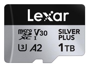 Memory card Lexar SILVER PLUS A2 MicroSDXC 1TB UHS-I V30 U3 R205/W150MB/s