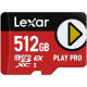Lexar Play Pro MicroSDXC Express 512GB UHS-I R900/W600MB/s Memory Card