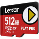 Lexar Play Pro MicroSDXC Express 512GB UHS-I R900/W600MB/s Memory Card