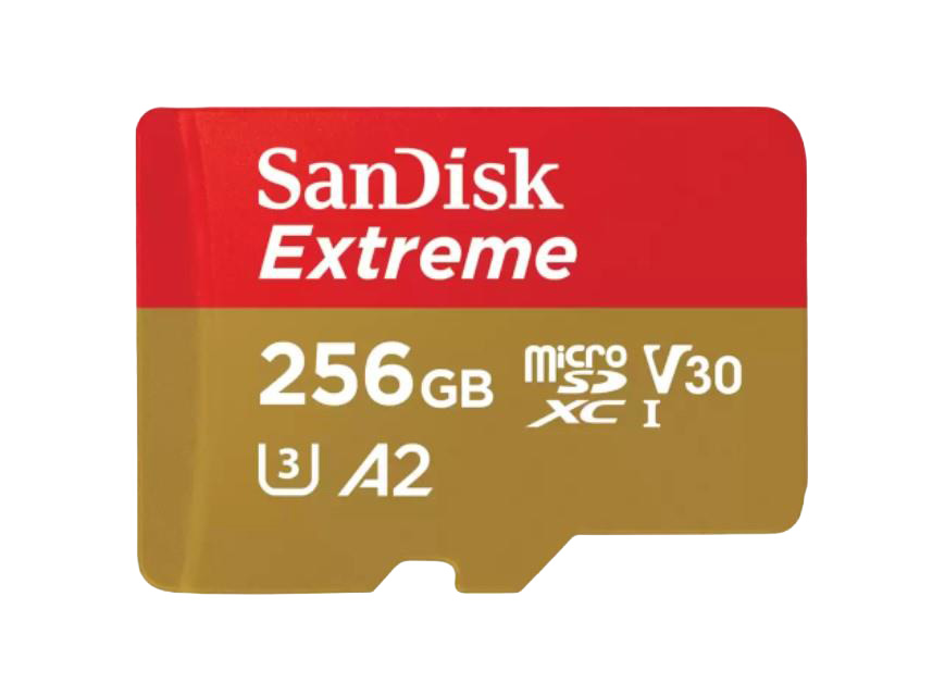 Карта памяти SanDisk Extreme A2 microSD 256GB C10 UHS-I U3 V30 R190/W130MB/s