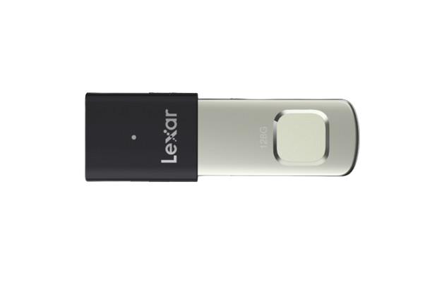 USB-A Lexar JumpDrive Fingerprint F35 Pro 128GB USB 3.2 Flash Drive